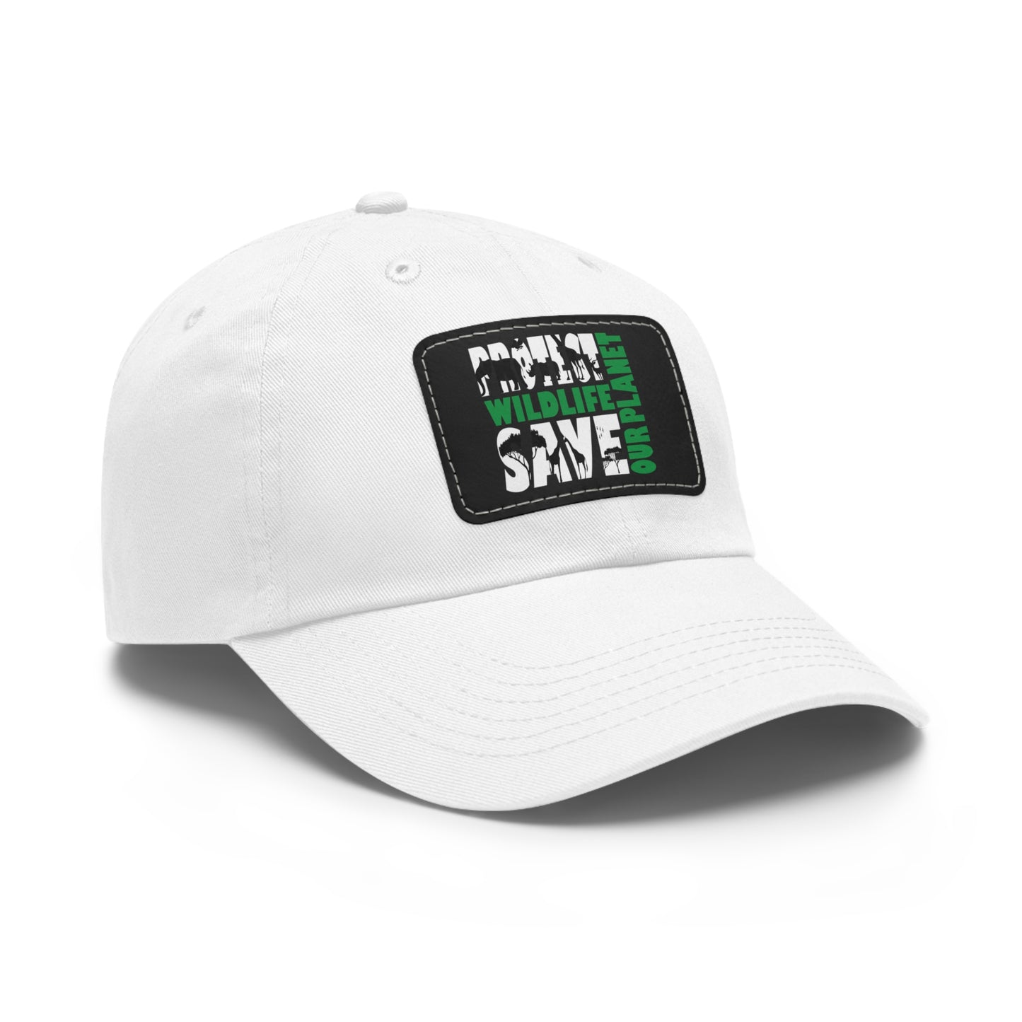 Wildlife & Planet Save Dad Hat with Leather Patch