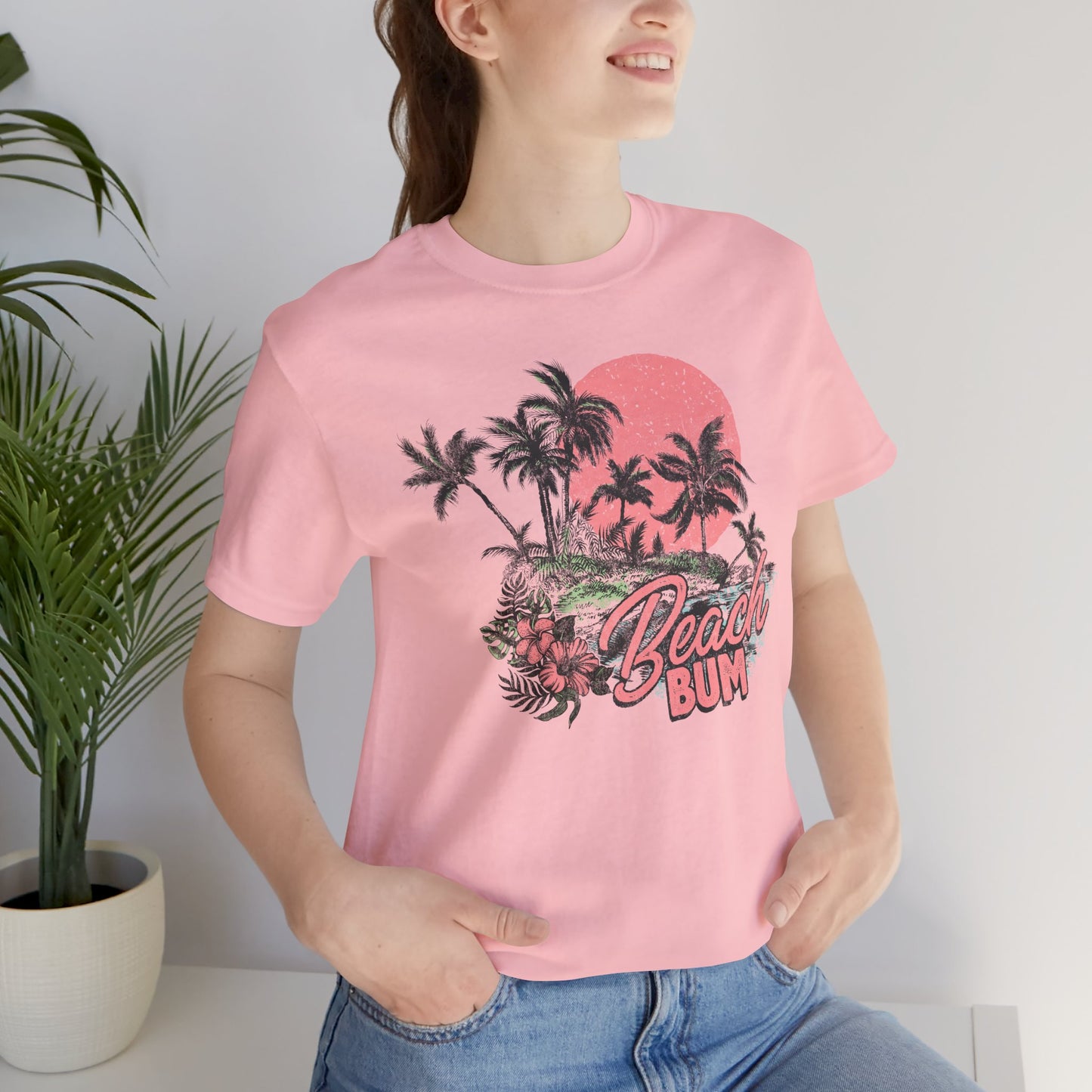 Beach Bum Unisex Short Sleeve Tee - Summer Vibes Shirt