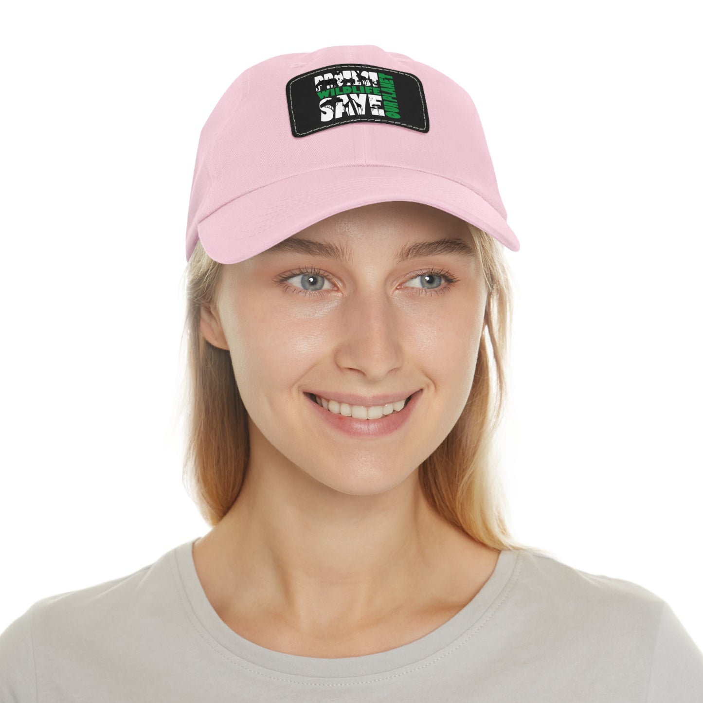 Wildlife & Planet Save Dad Hat with Leather Patch