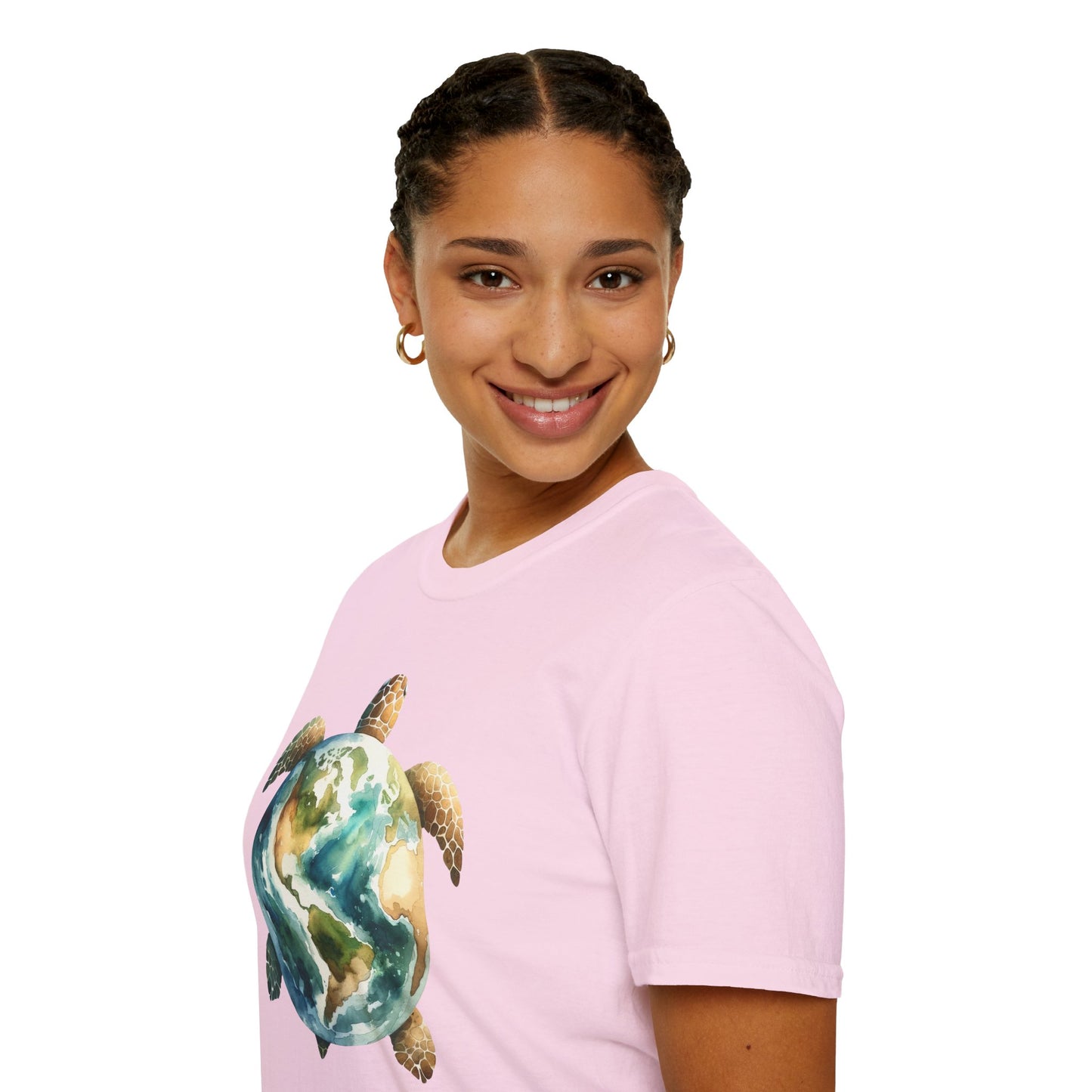 Eco-Friendly Turtle Graphic Unisex Softstyle T-Shirt