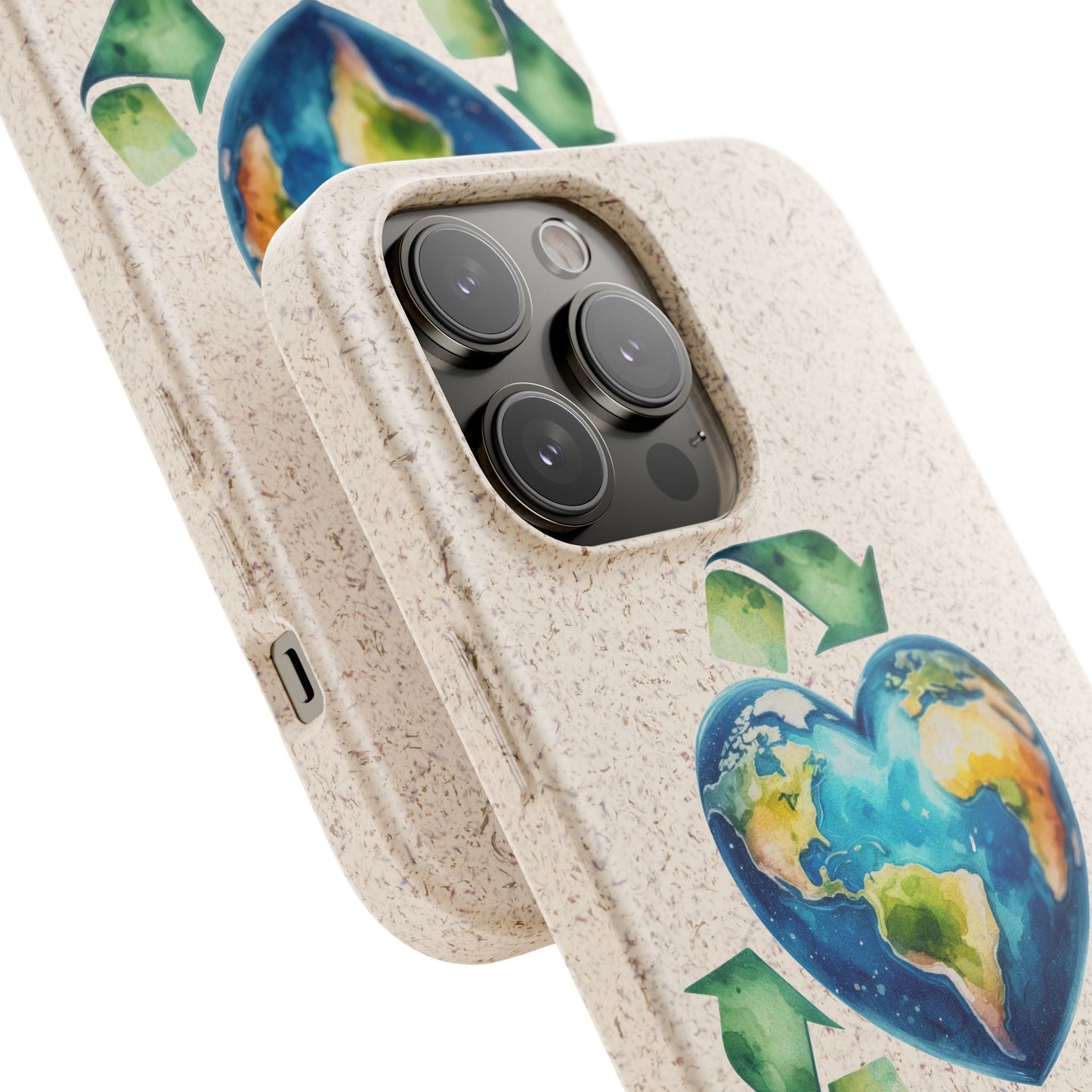 Cute Earth Design - Sustainable Living Biodegradable Phone Case