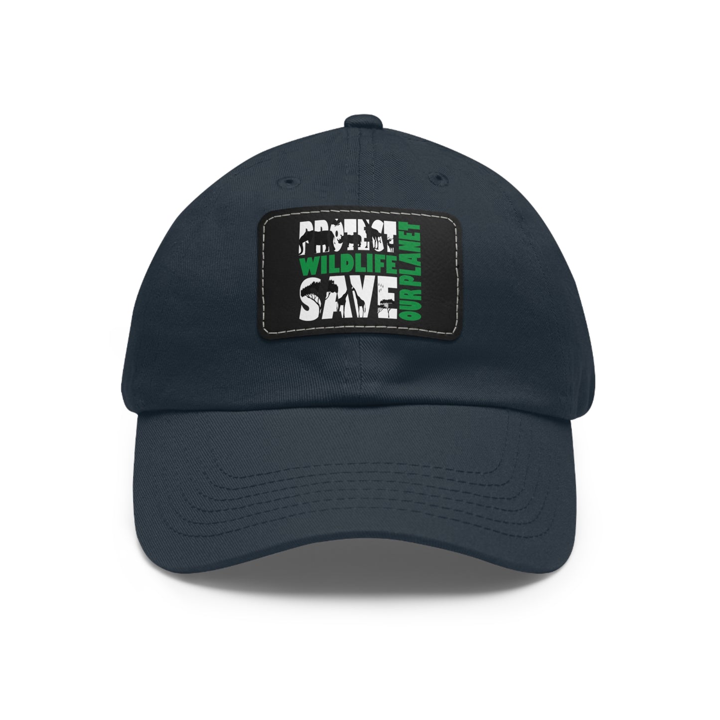 Wildlife & Planet Save Dad Hat with Leather Patch