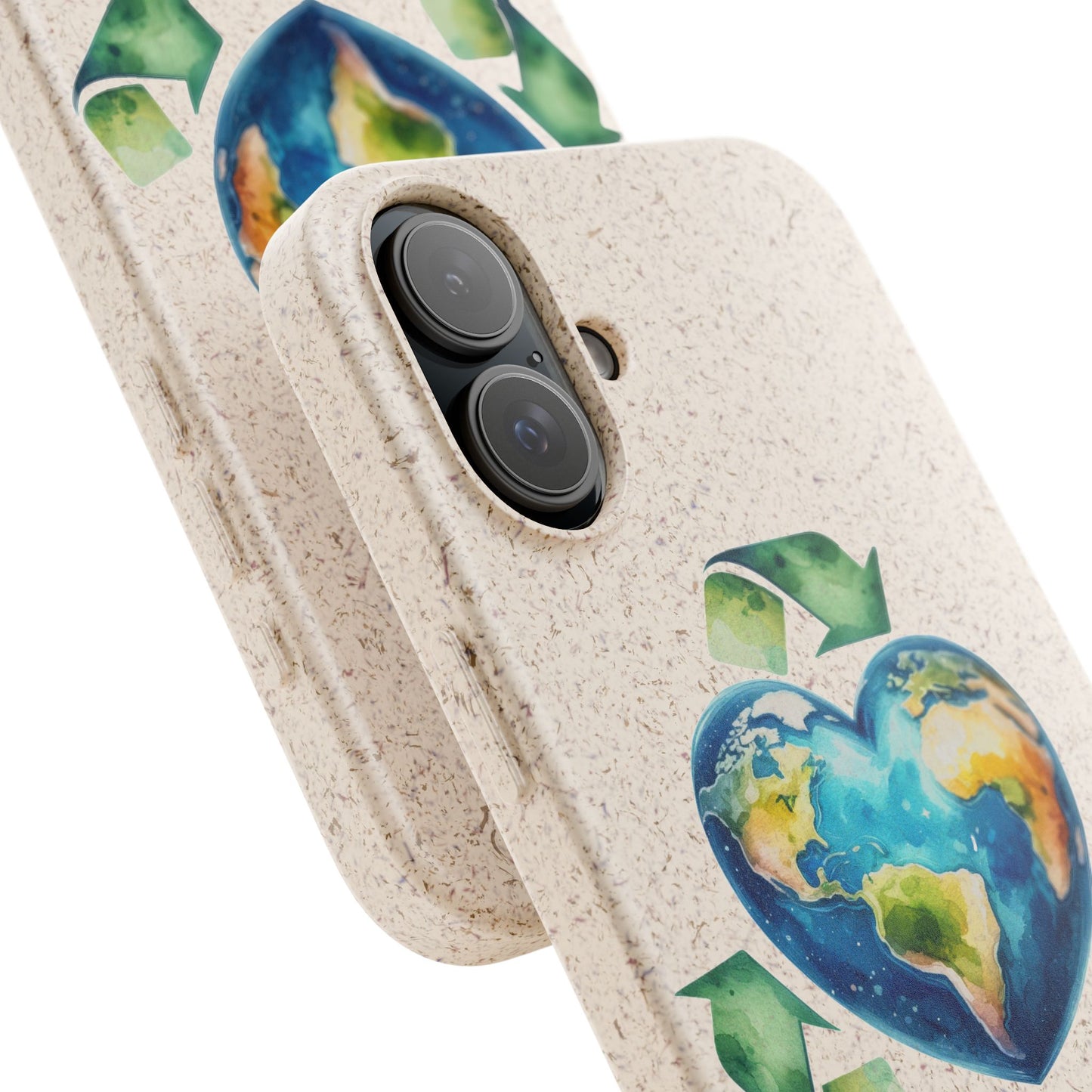 Cute Earth Design - Sustainable Living Biodegradable Phone Case