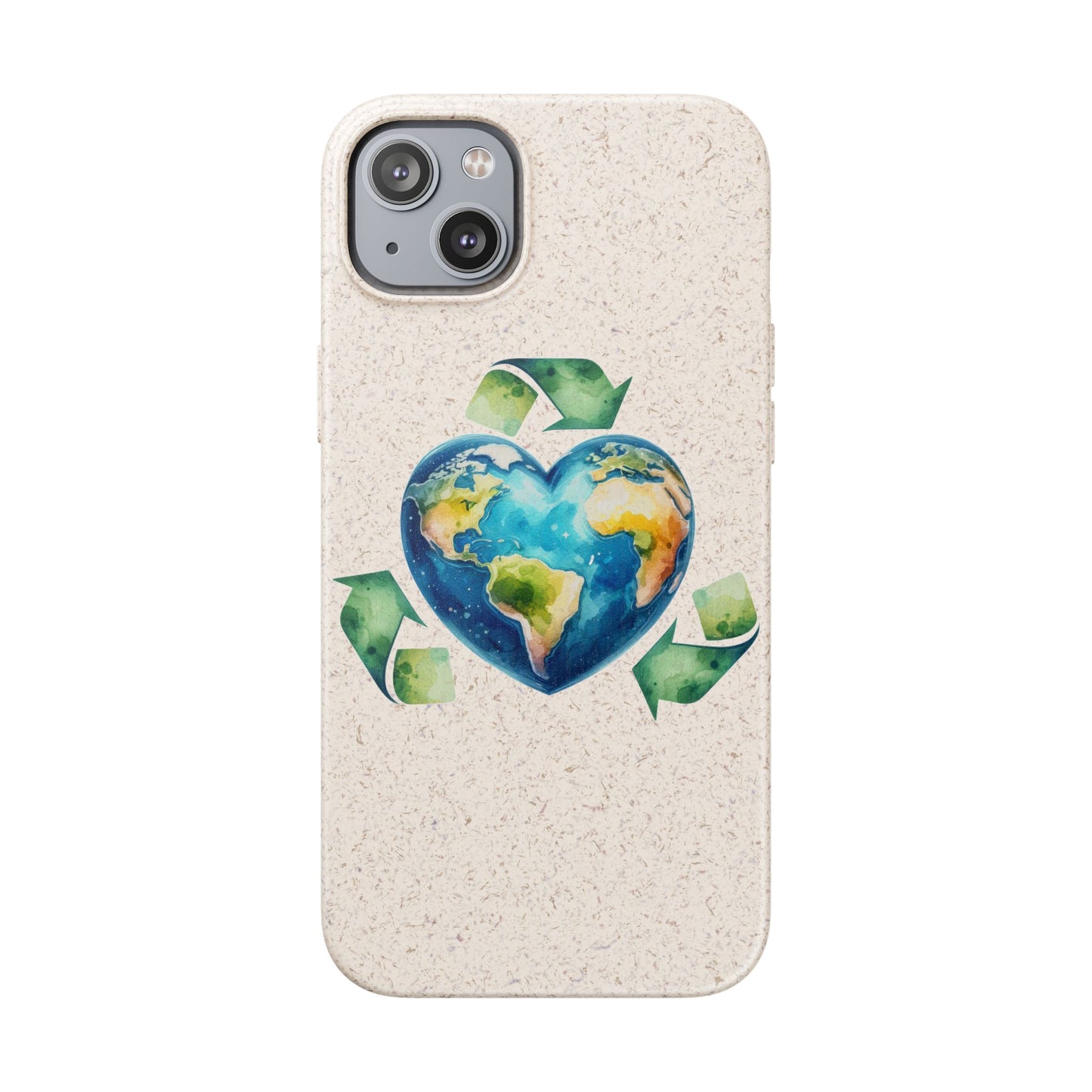 Cute Earth Design - Sustainable Living Biodegradable Phone Case