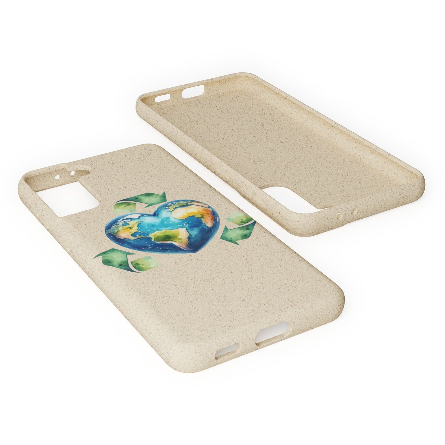 Cute Earth Design - Sustainable Living Biodegradable Phone Case
