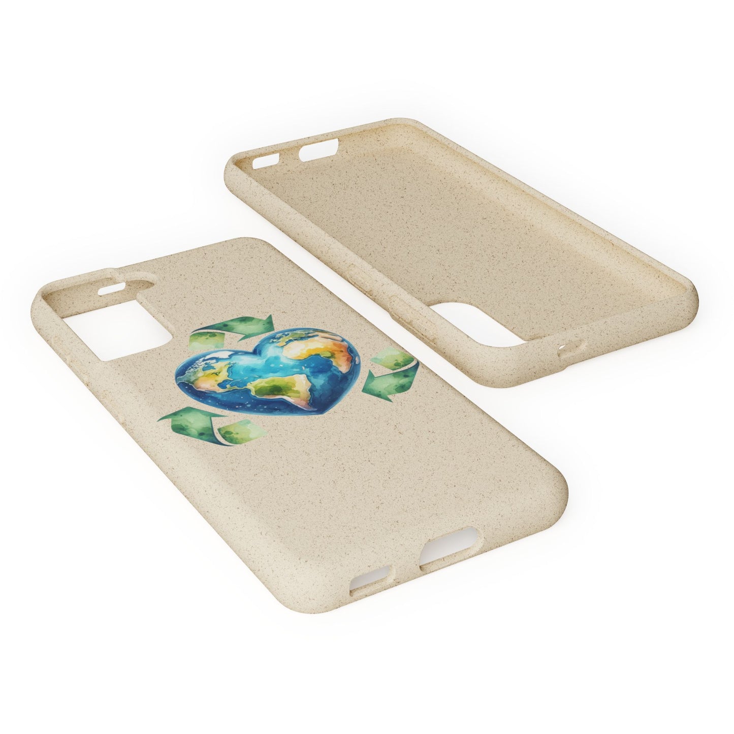 Cute Earth Design - Sustainable Living Biodegradable Phone Case