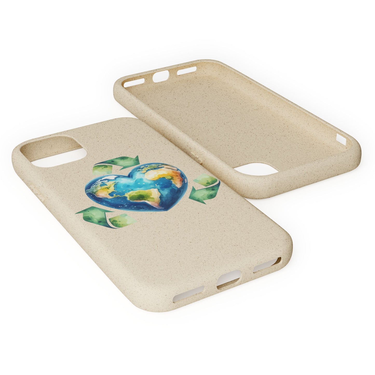 Cute Earth Design - Sustainable Living Biodegradable Phone Case