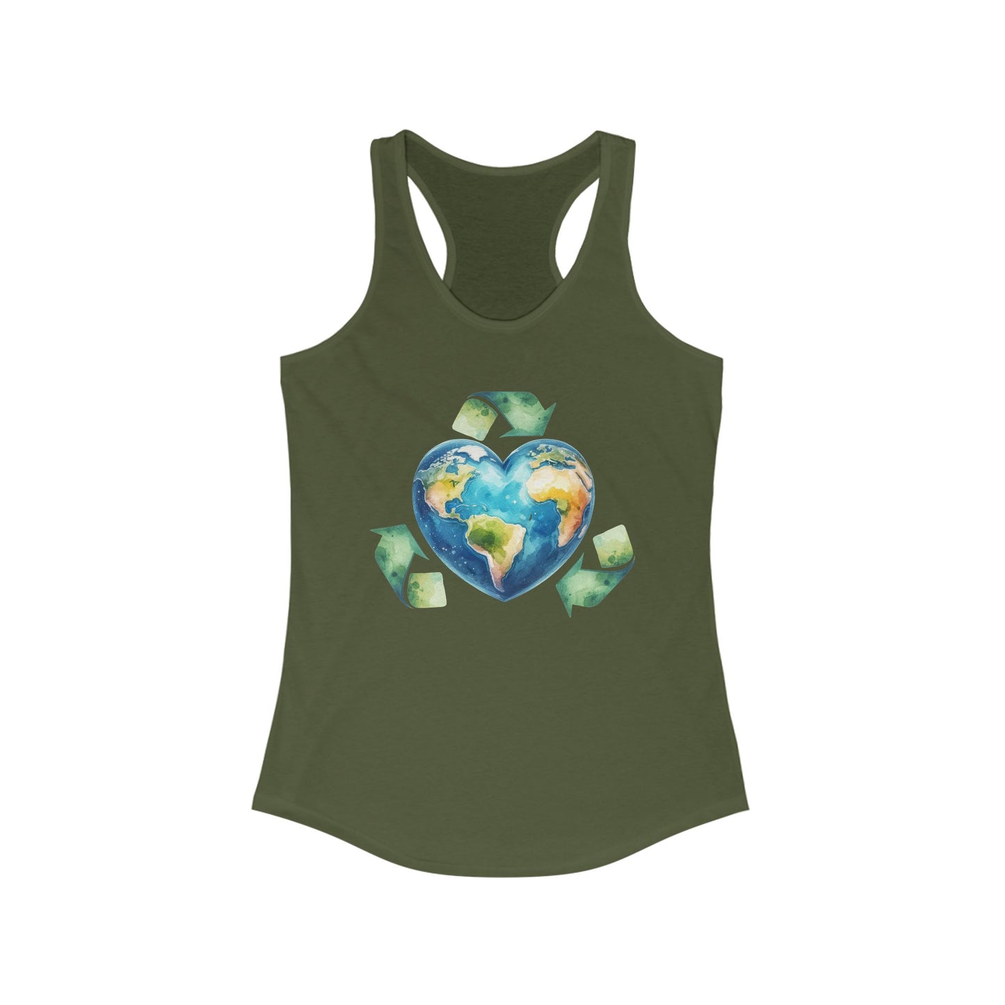 Women's Tank Top Recycle Design