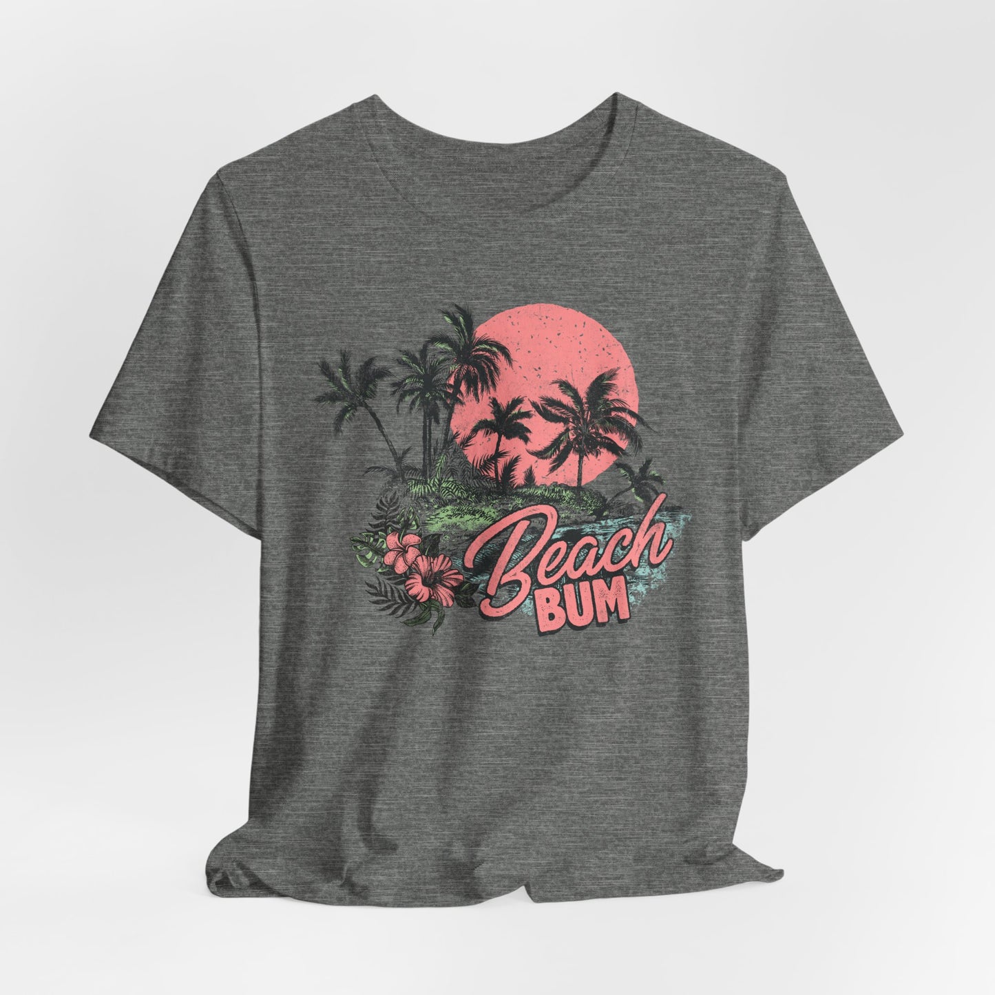Beach Bum Unisex Short Sleeve Tee - Summer Vibes Shirt