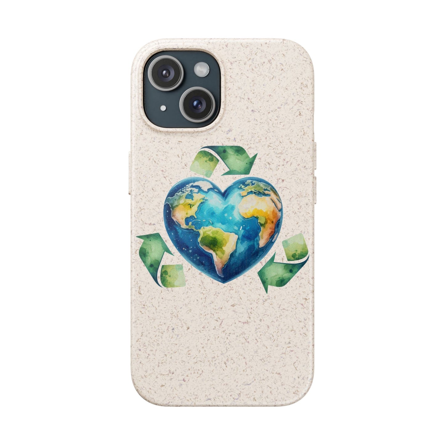 Cute Earth Design - Sustainable Living Biodegradable Phone Case