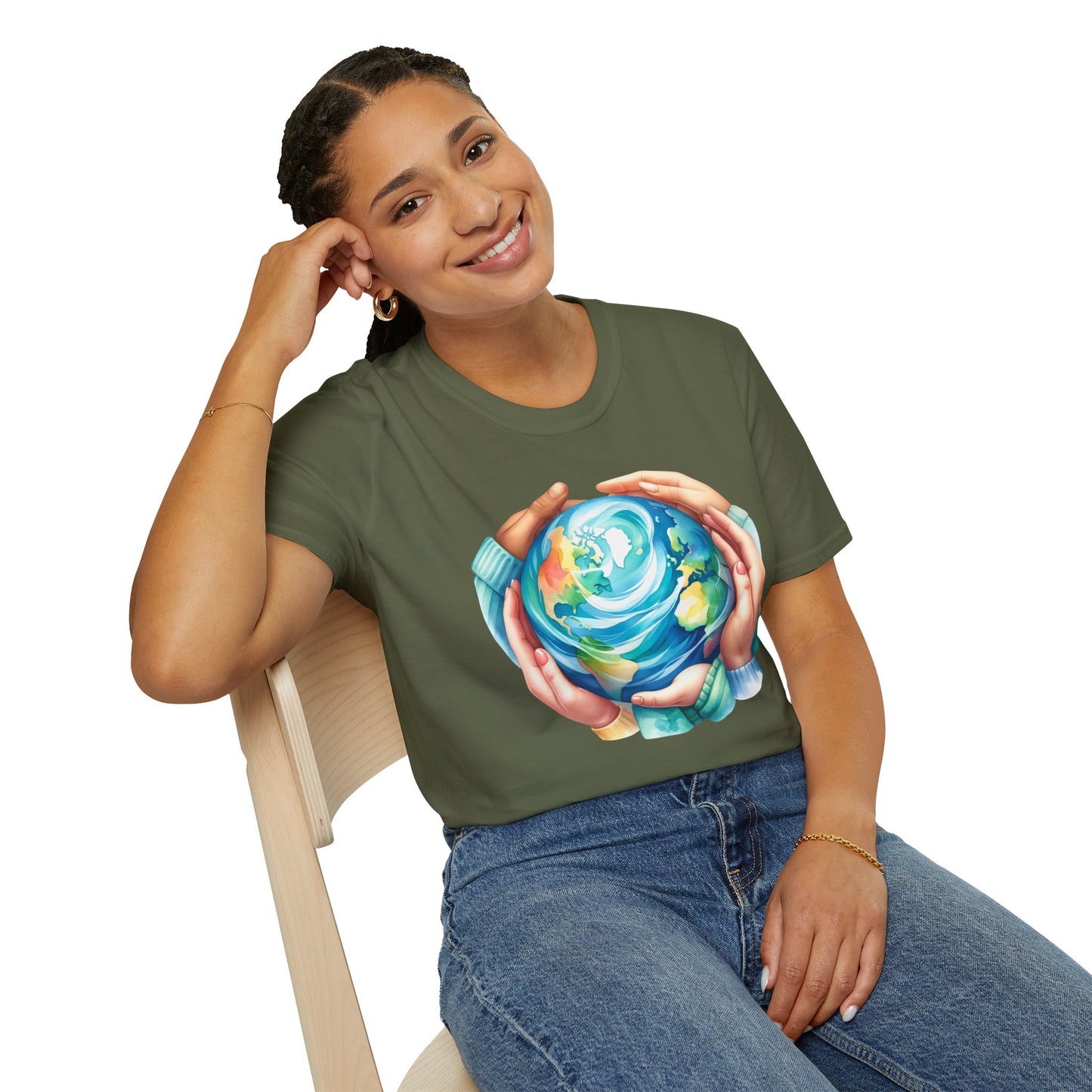 Earth Day Holding Hands T-Shirt