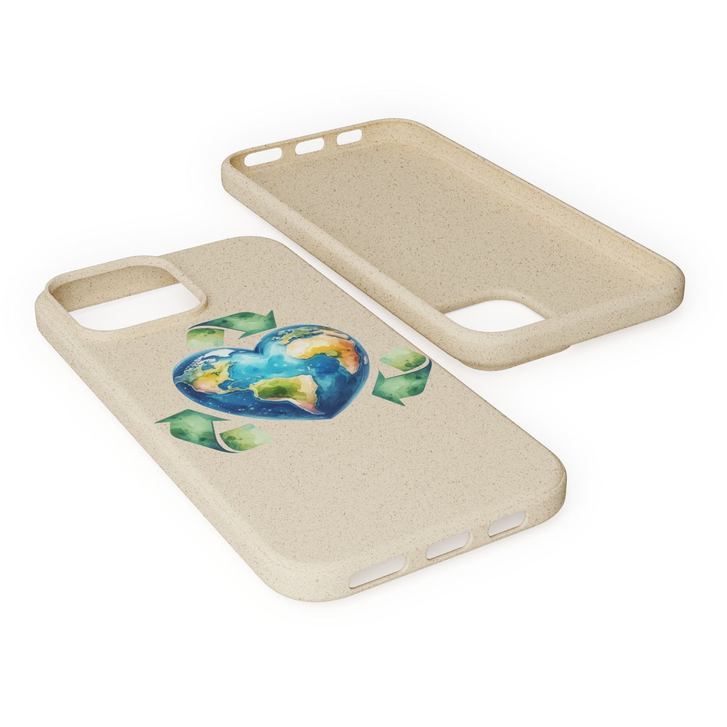 Cute Earth Design - Sustainable Living Biodegradable Phone Case