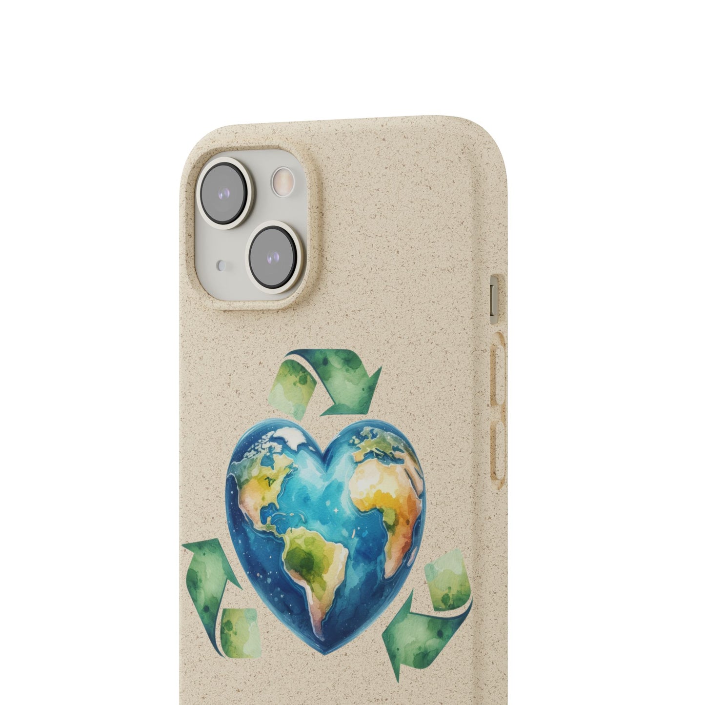 Cute Earth Design - Sustainable Living Biodegradable Phone Case