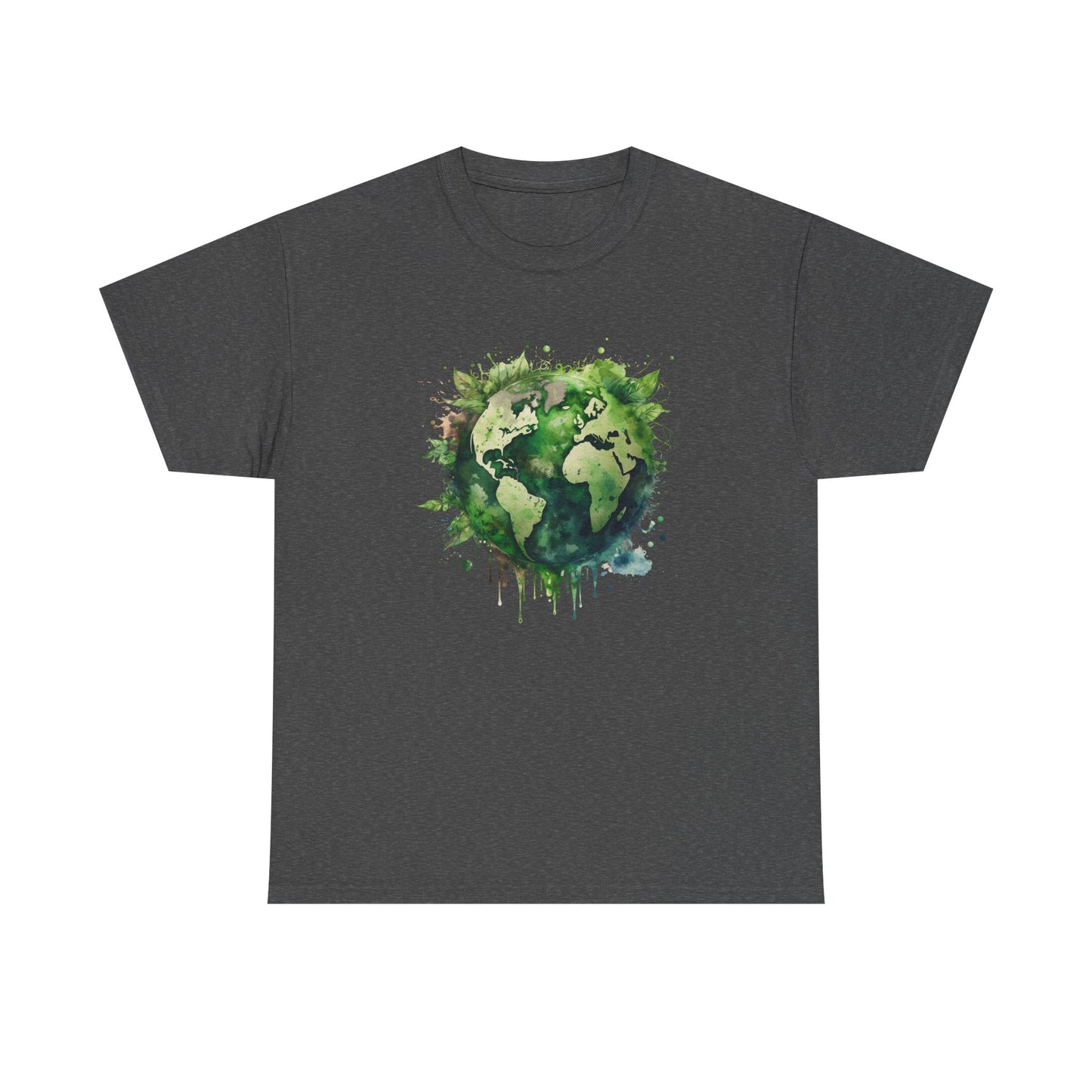 Eco-Friendly World Map T-Shirt - Unisex Tee