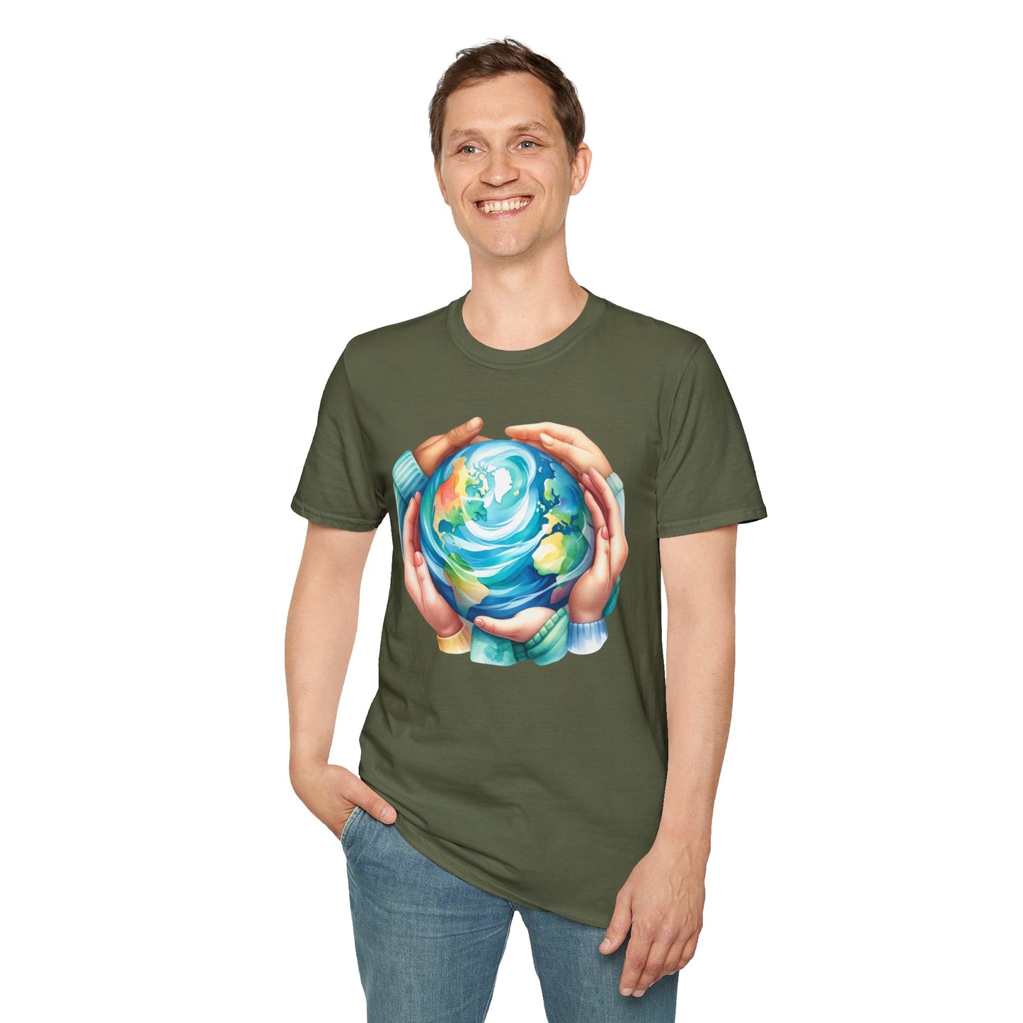 Earth Day Holding Hands T-Shirt