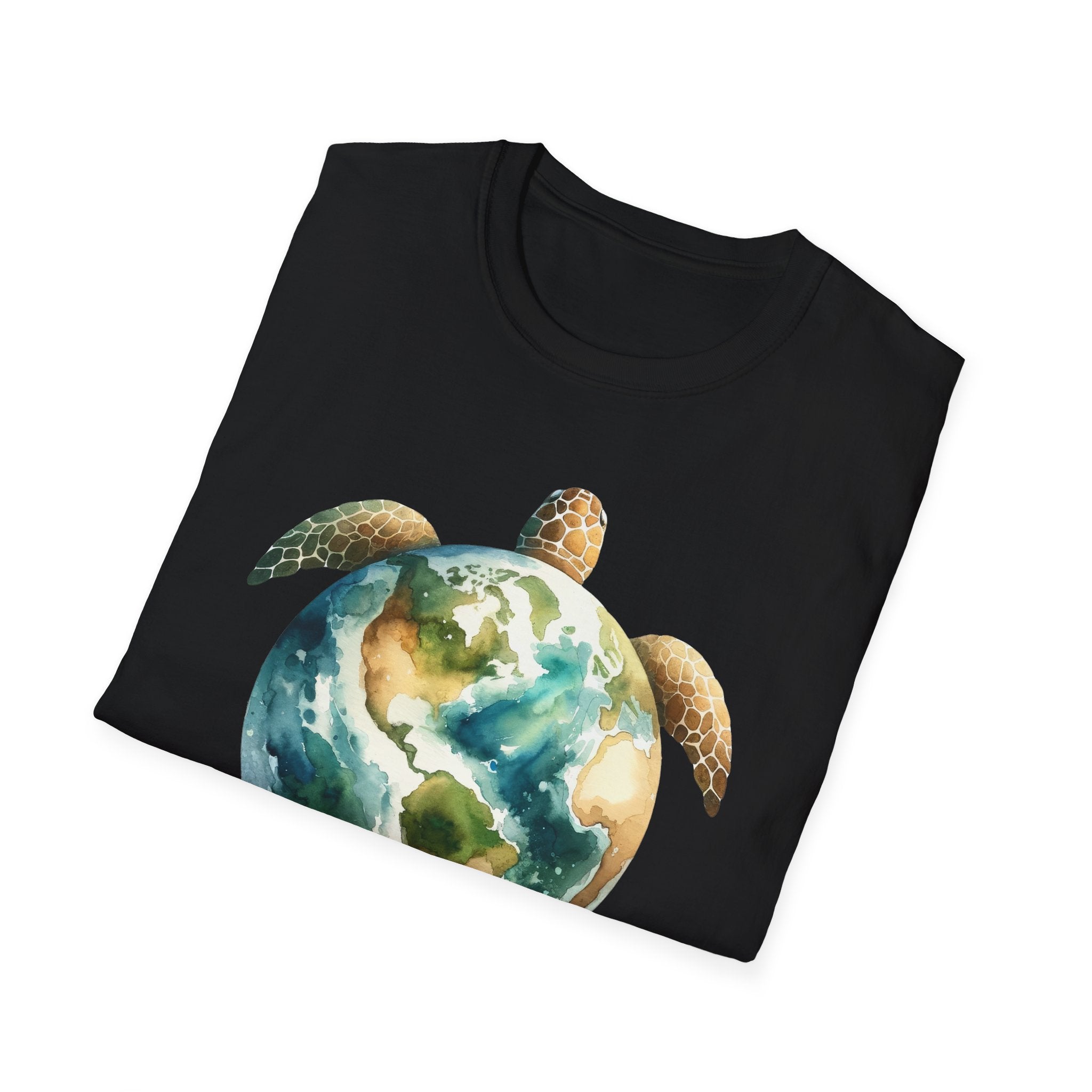 Eco-Friendly Turtle Graphic Unisex Softstyle T-Shirt