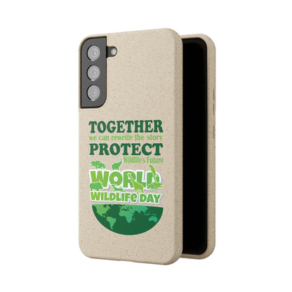 Eco-Friendly Biodegradable Phone Cases for Wildlife Day - Protect Our Planet