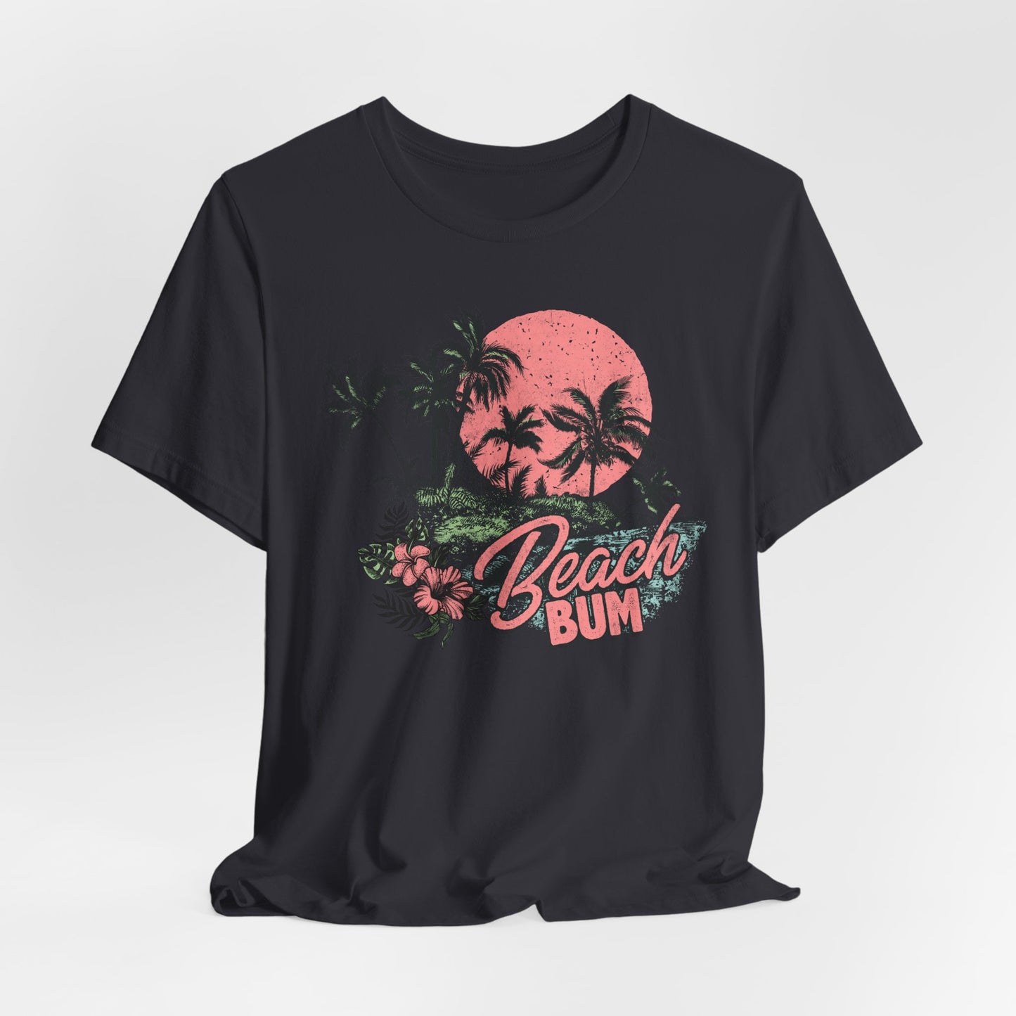 Beach Bum Unisex Short Sleeve Tee - Summer Vibes Shirt