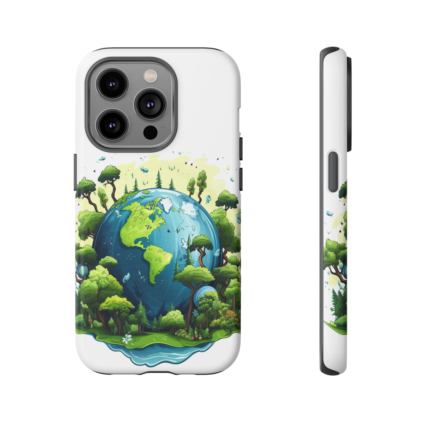 Eco-Friendly Phone Case with Earth Design