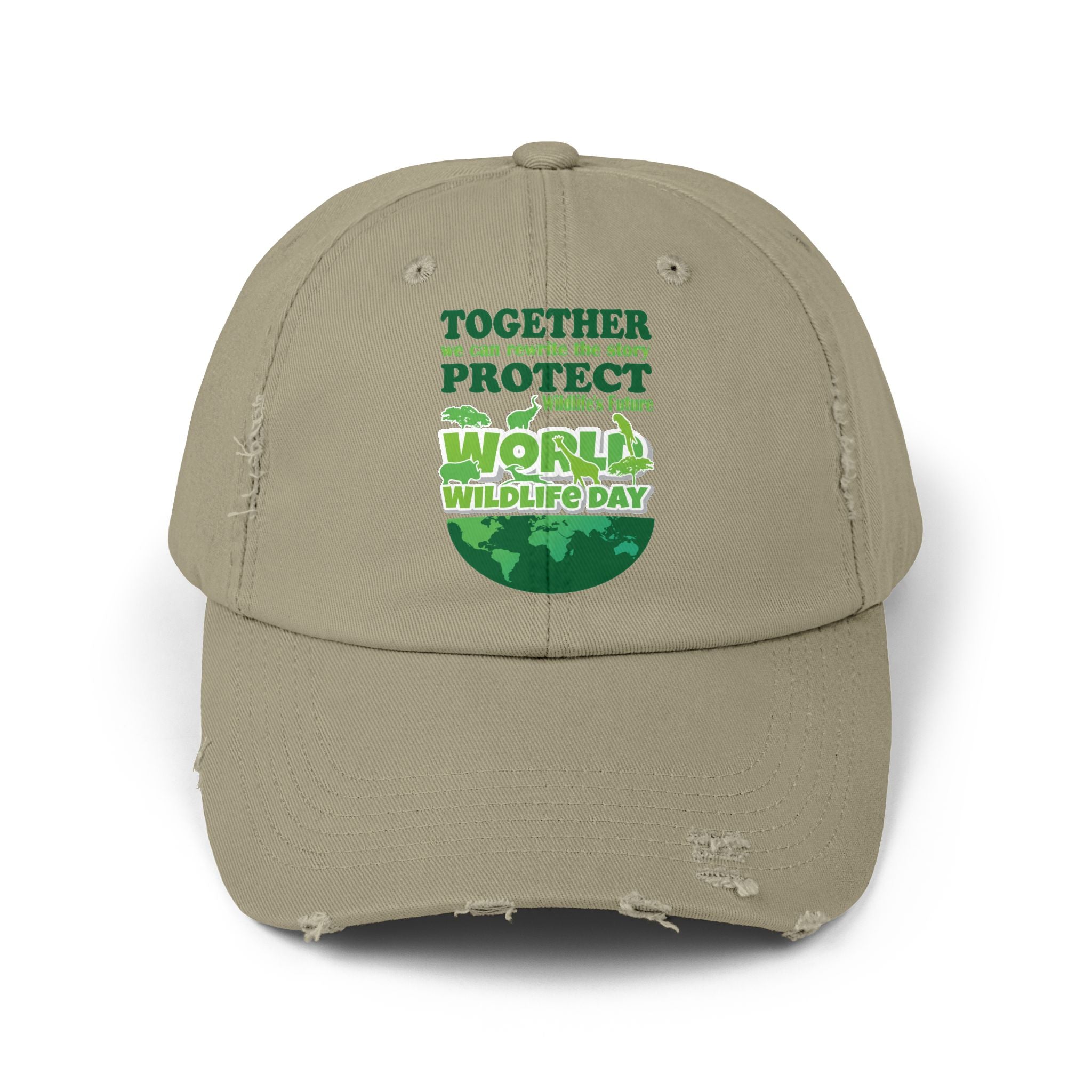 World Wildlife Day- Unisex Distressed Cap