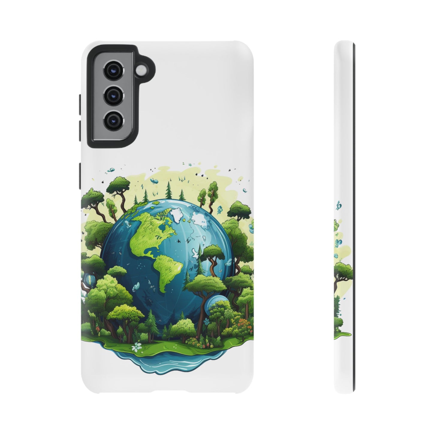 Eco-Friendly Phone Case with Earth Design