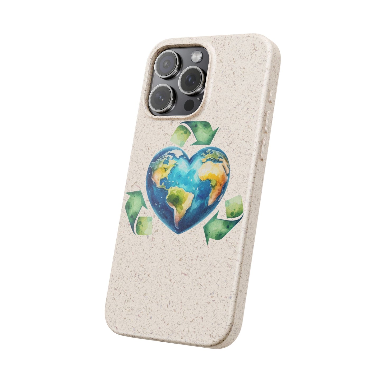 Cute Earth Design - Sustainable Living Biodegradable Phone Case