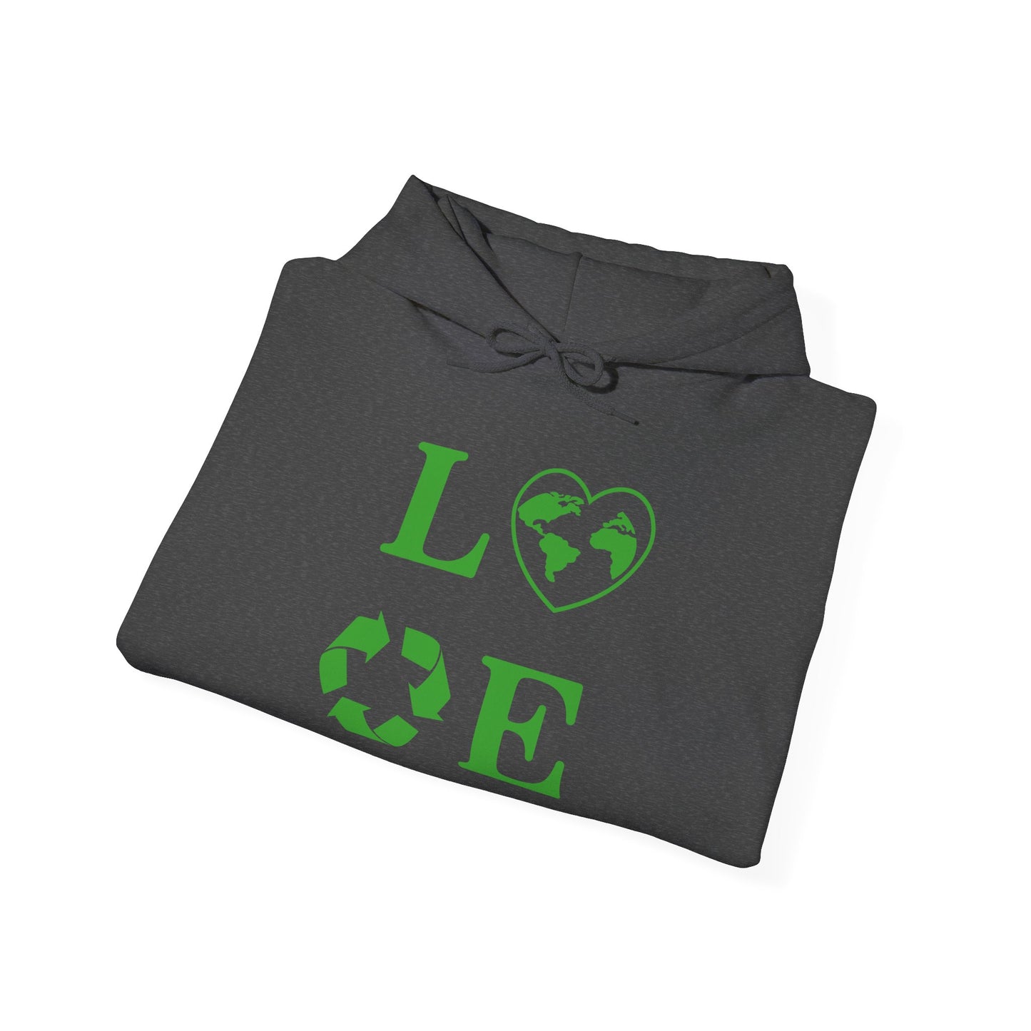 Love Heart Recycling Hoodie