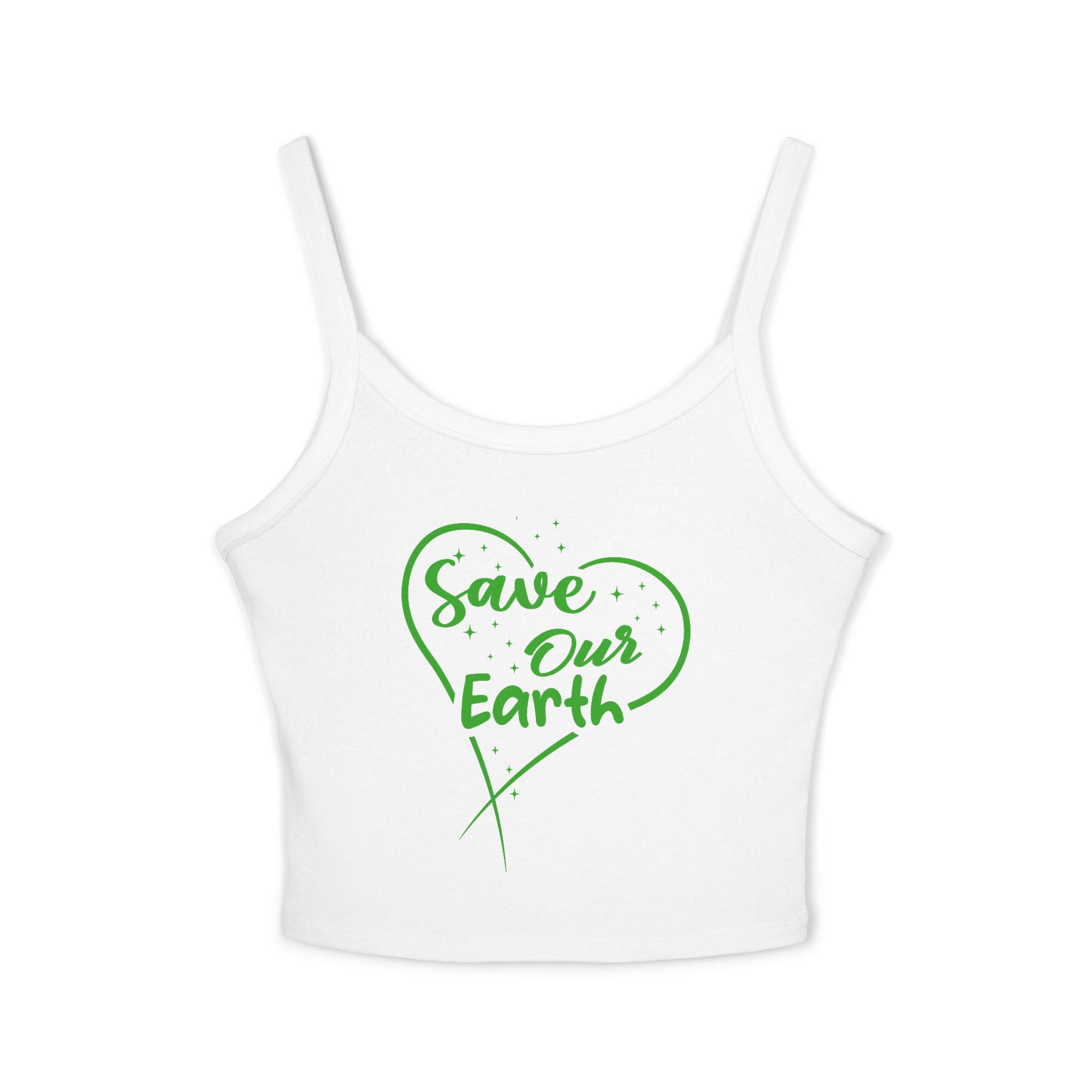 Save Our Earth Women's Tank Top - Eco-Friendly Graphic Design