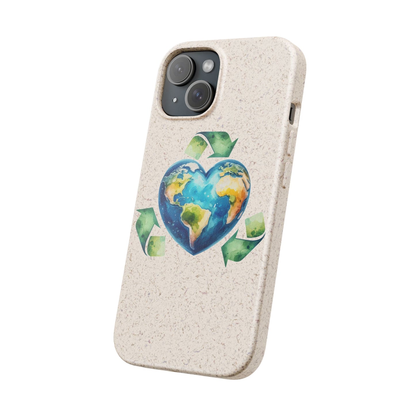 Cute Earth Design - Sustainable Living Biodegradable Phone Case