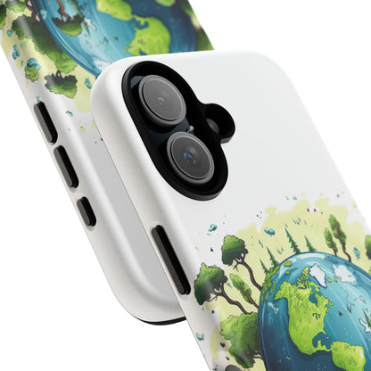 Eco-Friendly Phone Case with Earth Design