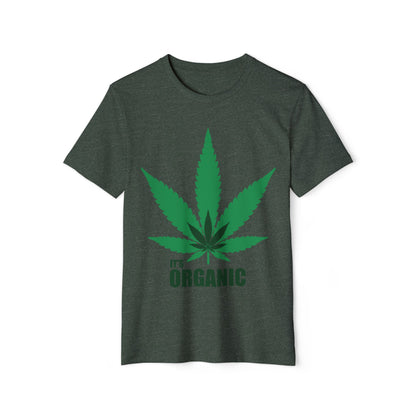 Eco-Friendly Organic T-Shirt with Leaf Design