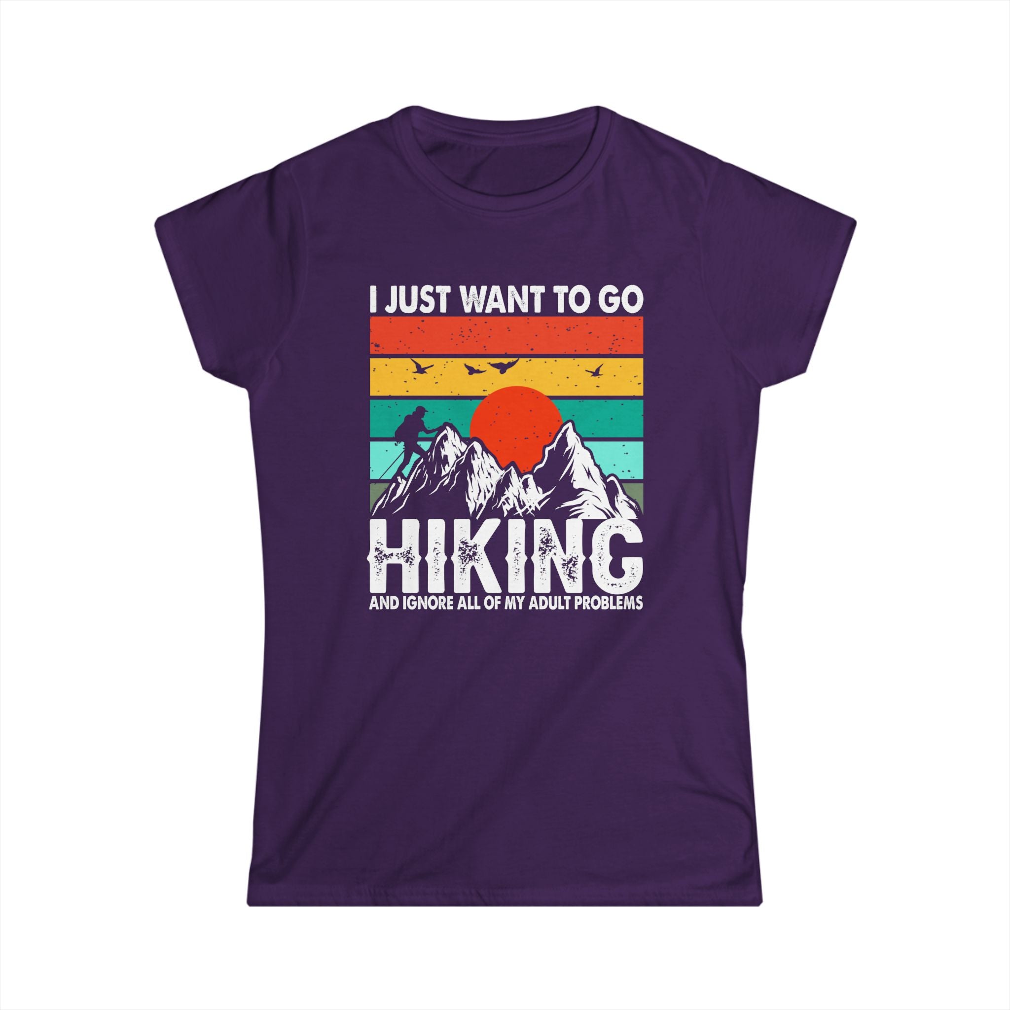 Adventure Seeker Women's Softstyle Tee | Hiking and Nature Lover Gift | Playful and Bold Design