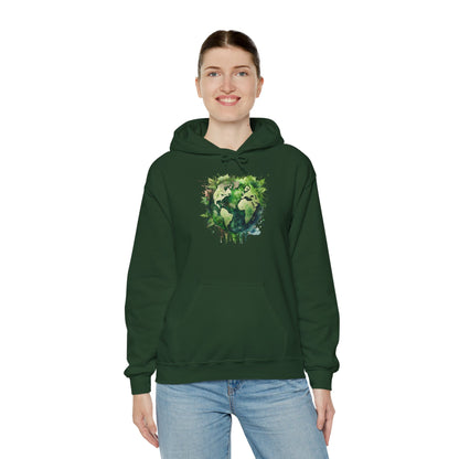 Eco-Friendly World Map Hooded Sweatshirt