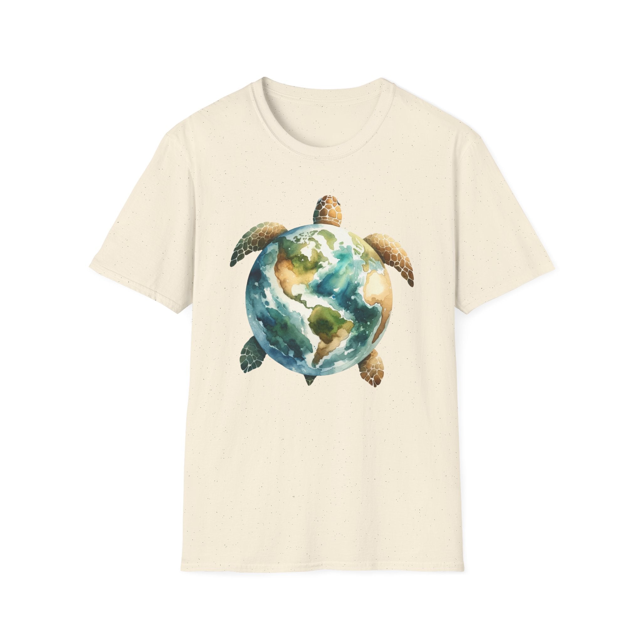 Eco-Friendly Turtle Graphic Unisex Softstyle T-Shirt