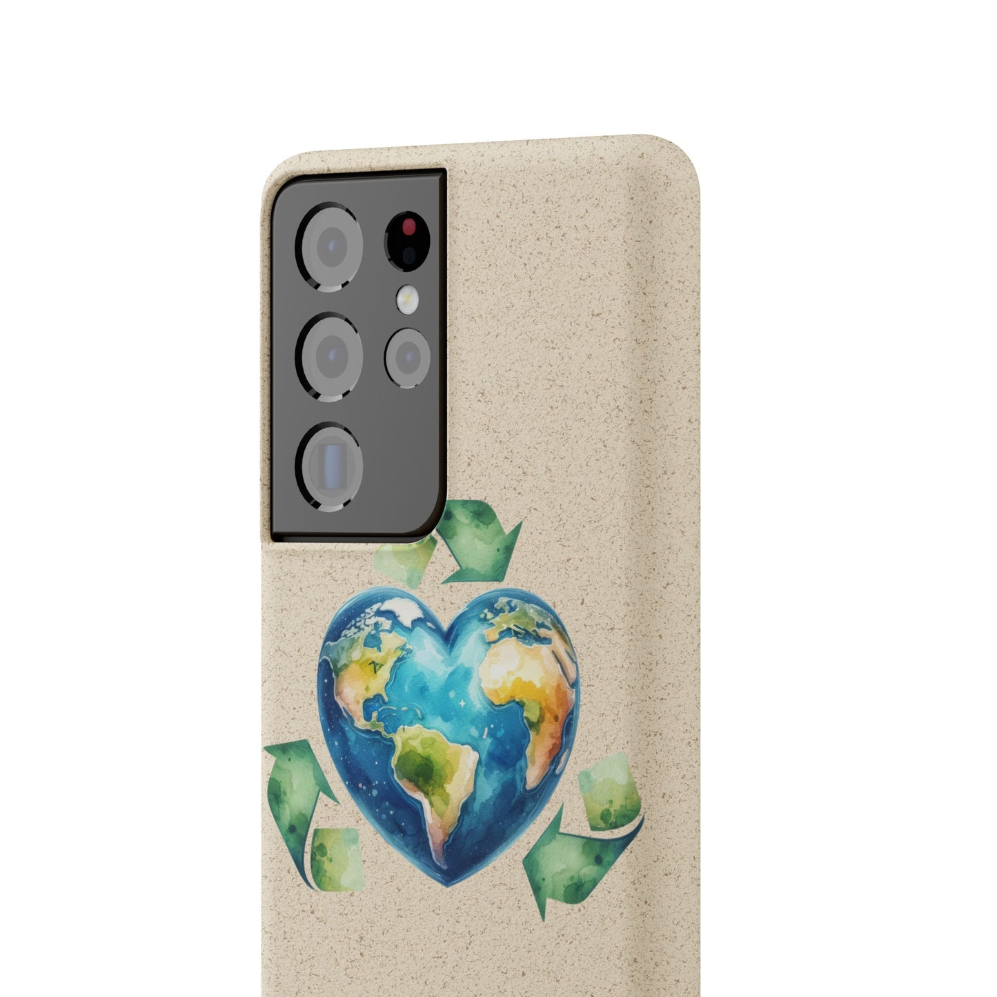Cute Earth Design - Sustainable Living Biodegradable Phone Case