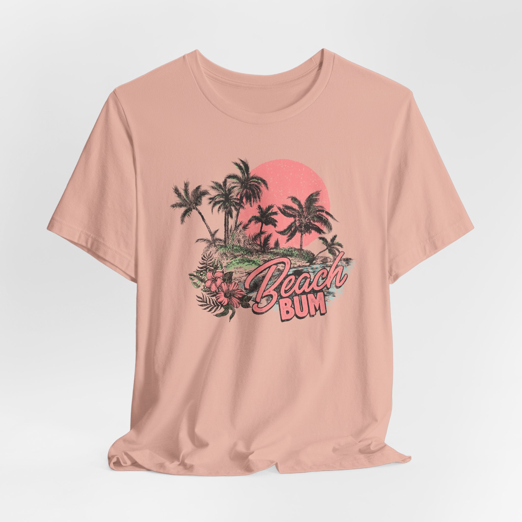 Beach Bum Unisex Short Sleeve Tee - Summer Vibes Shirt