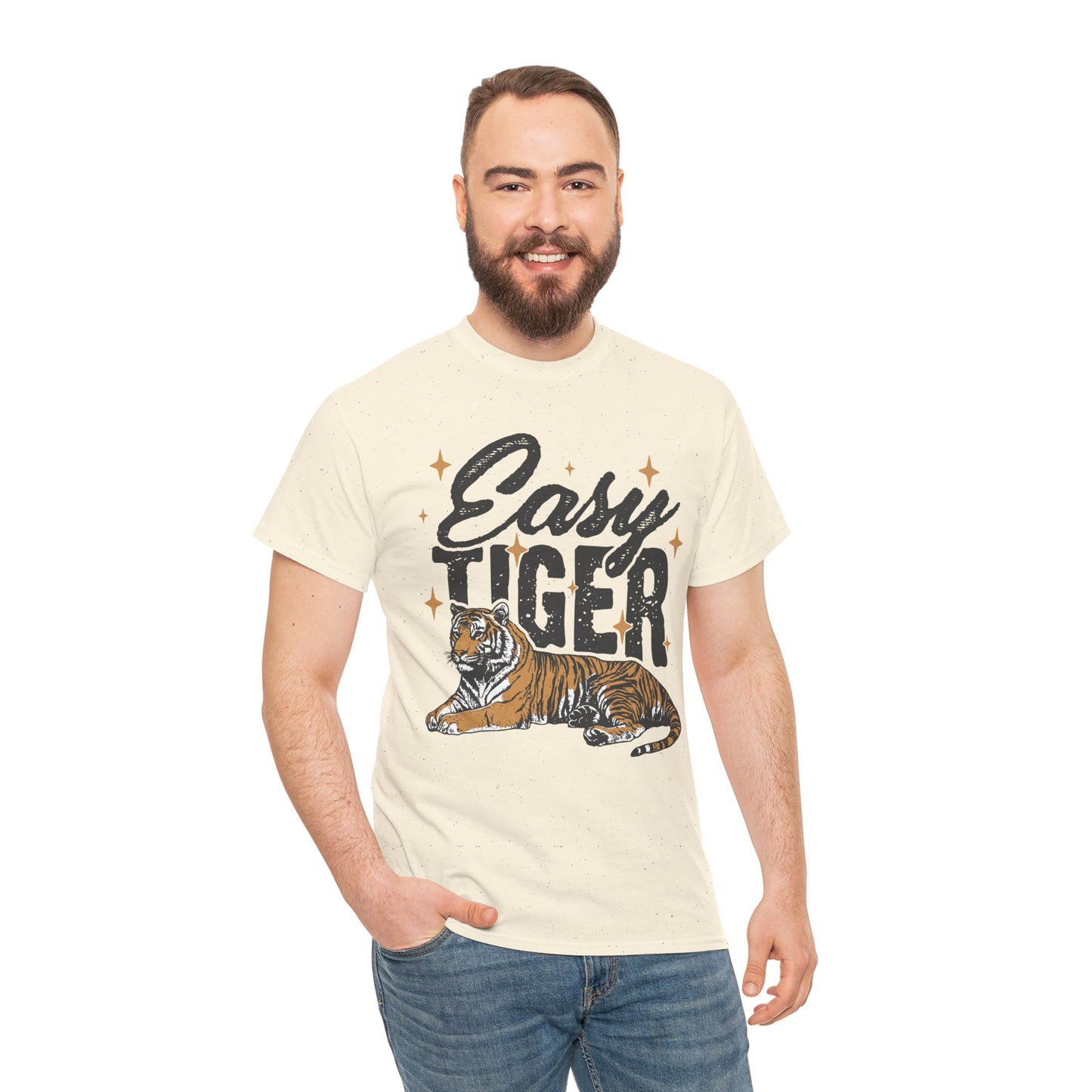 Easy Tiger Tee - Unisex Cotton T-Shirt