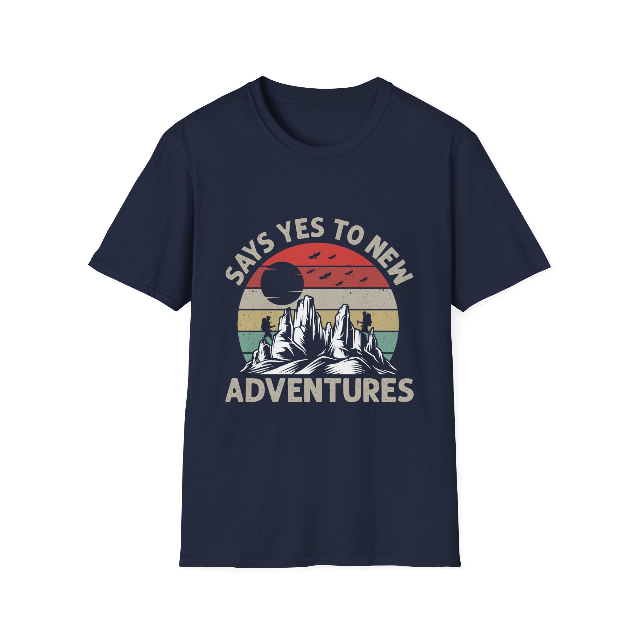 Adventure Spirit Softstyle T-Shirt - Say Yes to New Adventures