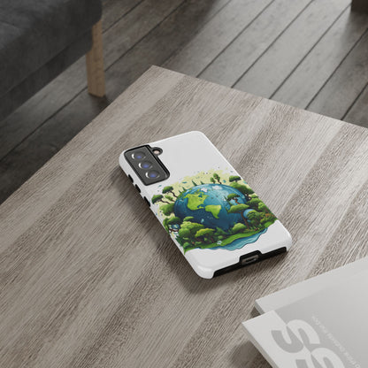 Eco-Friendly Phone Case with Earth Design