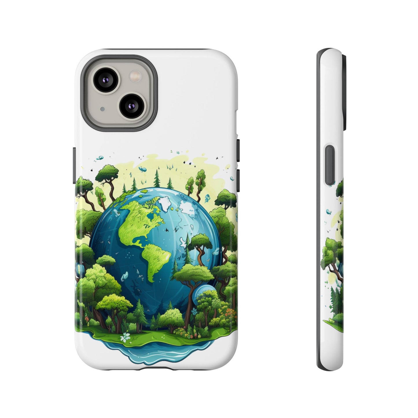 Eco-Friendly Phone Case with Earth Design