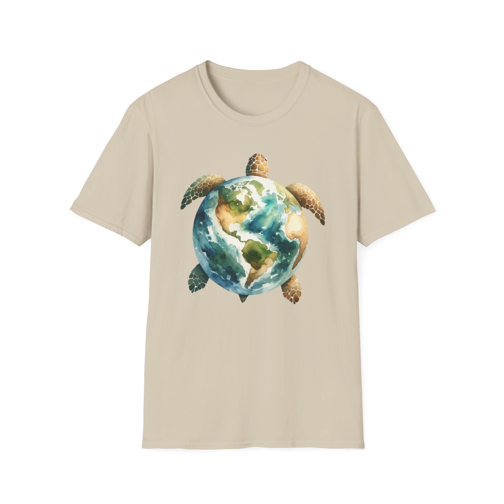 Eco-Friendly Turtle Graphic Unisex Softstyle T-Shirt