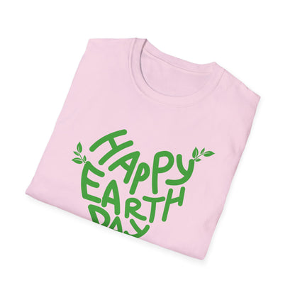 Happy Earth Day Unisex Softstyle T-Shirt - Eco-Friendly Apparel