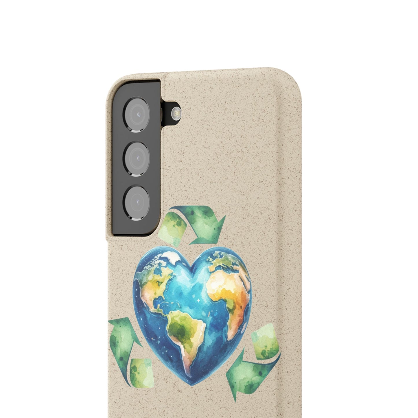 Cute Earth Design - Sustainable Living Biodegradable Phone Case