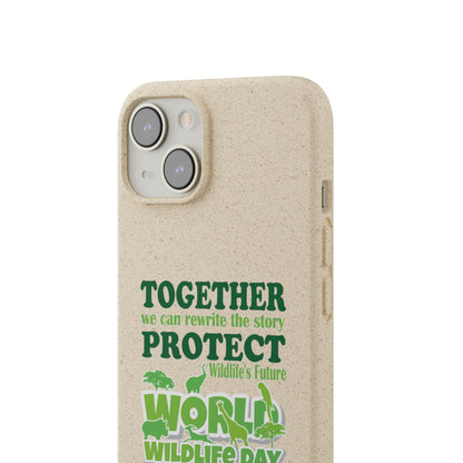 Eco-Friendly Biodegradable Phone Cases for Wildlife Day - Protect Our Planet