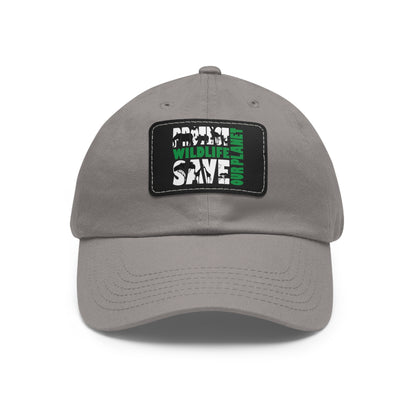 Wildlife & Planet Save Dad Hat with Leather Patch