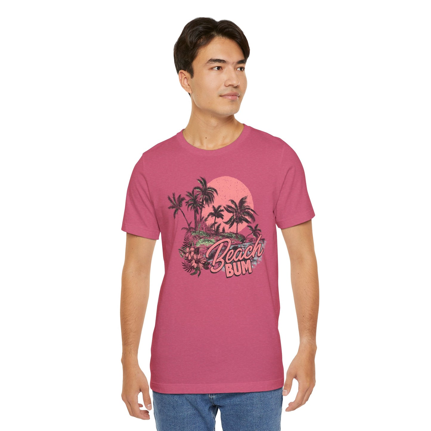 Beach Bum Unisex Short Sleeve Tee - Summer Vibes Shirt