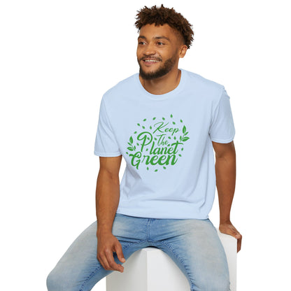 Eco-Friendly Unisex T-Shirt - Keep the Planet Green