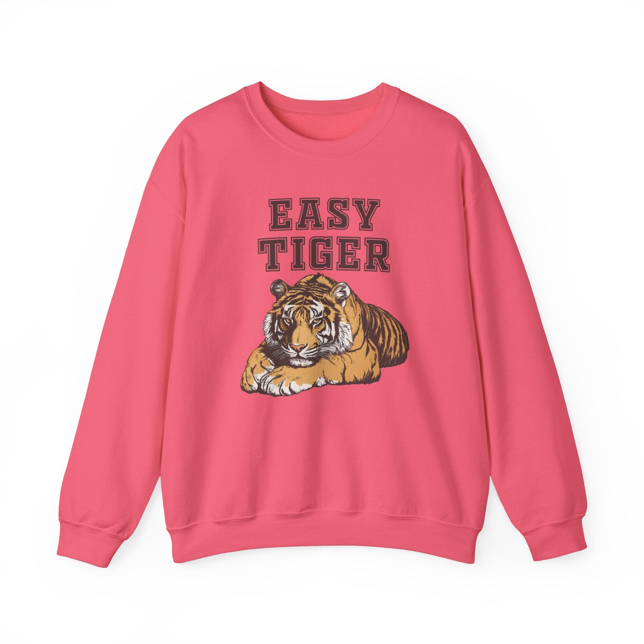 Easy Tiger Unisex Heavy Blend™ Crewneck Sweatshirt - Relaxed Comfort for Animal Lovers