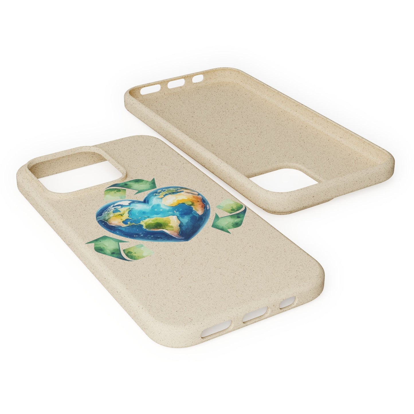 Cute Earth Design - Sustainable Living Biodegradable Phone Case