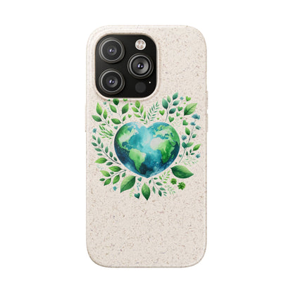 Cute Love Nature Phone case sustainable Biodegradable Phone Case